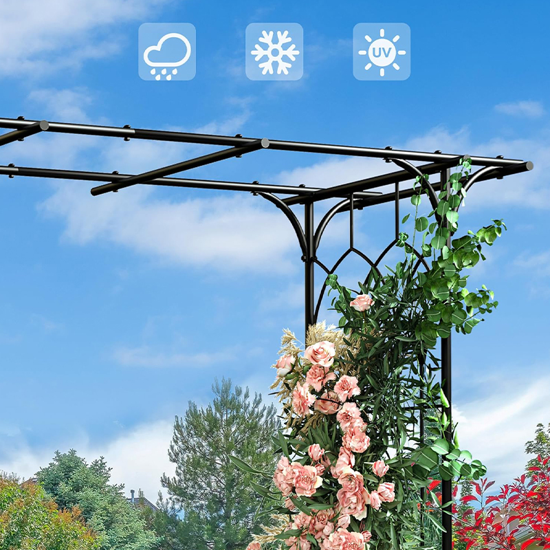 Metal Garden Branches Garden Arch Trellis For Climbing Plants Outdoor Backyard Lawn Wedding Arch For Ceremony Decoration